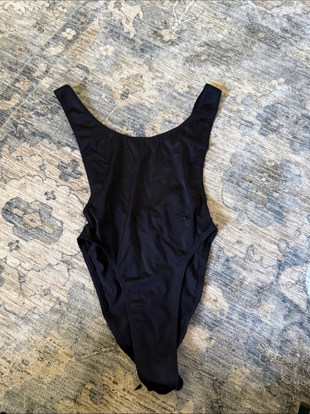 Norma Kamala open back one piece bathing suit sz medium